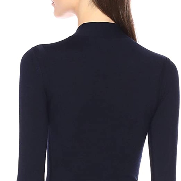 COPY - Blue Fitted Turtleneck Shell Navy - Picture 5 of 5